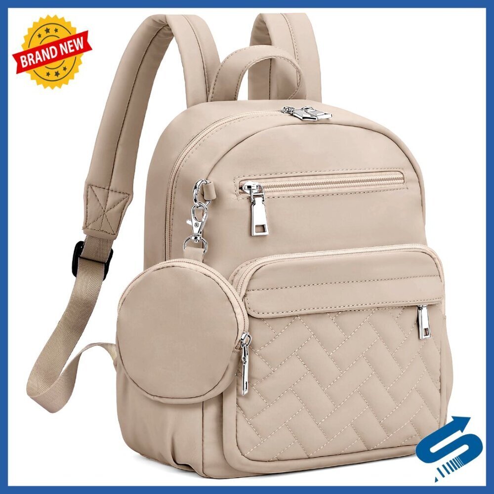 Mini Puffer Backpack Anti-Theft Waterproof Lightweight Travel Daypack with Coin
